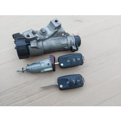   Skoda Fabia II gyújtáskapcsoló zárbetéttel,2 kulccsal 2010-től